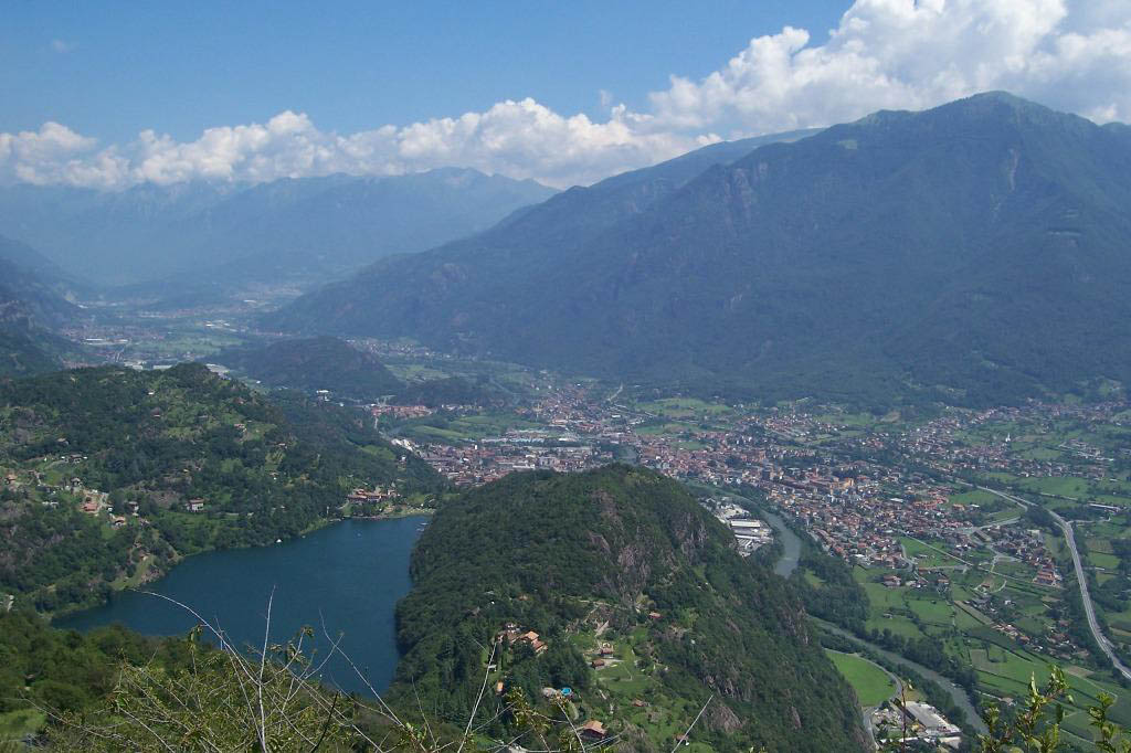 Darfo Boario Terme vista dal Lago Moro, fotografia Luca Giarelli
